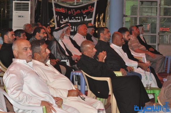 بالصور:احياء ذكرى ليلة التاسع من المحرم في مدينة الناصرية