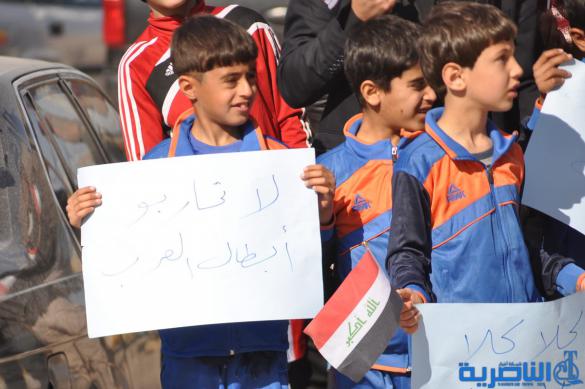 لاعبو الطاولة في ذي قار يتظاهرون احتجاجا على انتخابات الاتحاد غير الشرعية  - تقرير مصور –