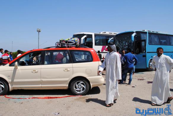 صور مروعة لتفجير الناصرية الارهابي