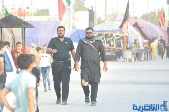 بالصور: وصول طلائع زوار محافظات الجنوبية وزائرين الاجانب الى محافظة ذي قار