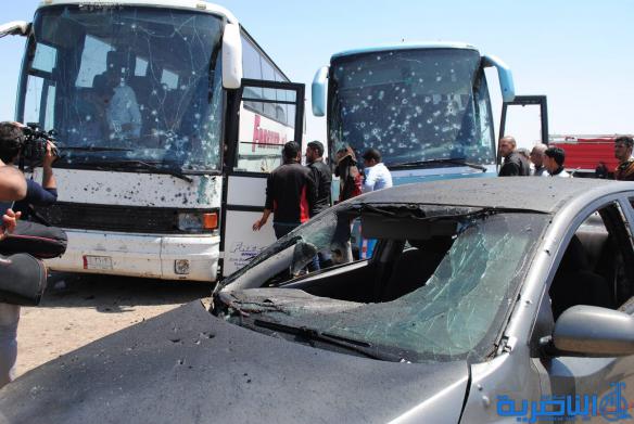 صور مروعة لتفجير الناصرية الارهابي