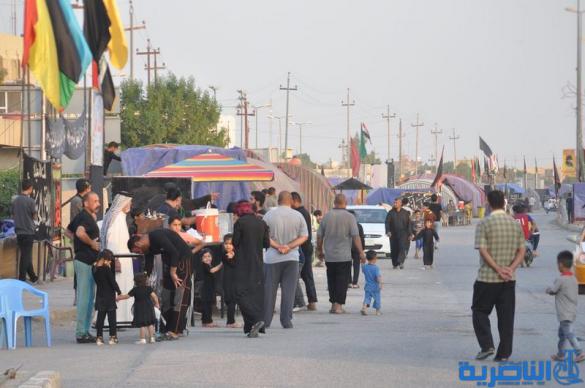بالصور: وصول طلائع زوار محافظات الجنوبية وزائرين الاجانب الى محافظة ذي قار