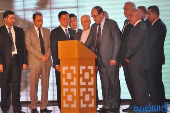 المالكي يغادر محافظة ذي قار بعد مشاركته في حفل افتتاح حقل الغراف النفطي