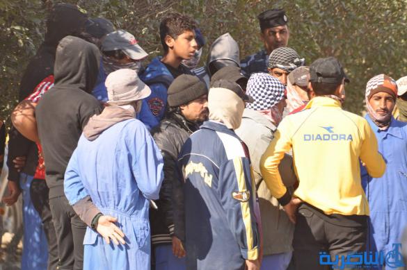الاجراء اليوميون في بلدية الناصرية يتظاهرون للمطالبة برواتبهم المتاخرة - تقرير مصور -