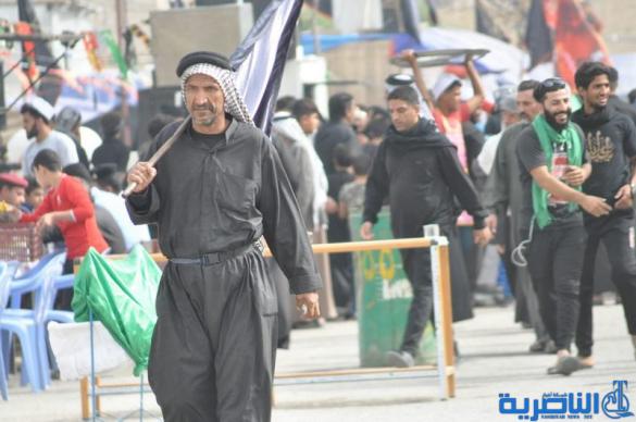 بالصور:الناصرية تستقبل وفود زائري أربعينية الإمام الحسين عليه السلام