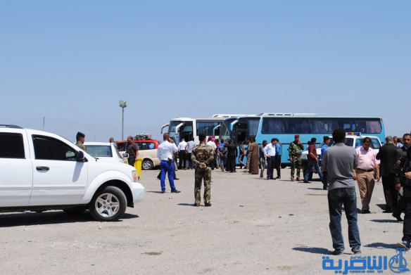 صور مروعة لتفجير الناصرية الارهابي
