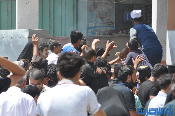 صور من الناصرية : ابواب المواكب مشرعة حزنا على باب الحوائج 