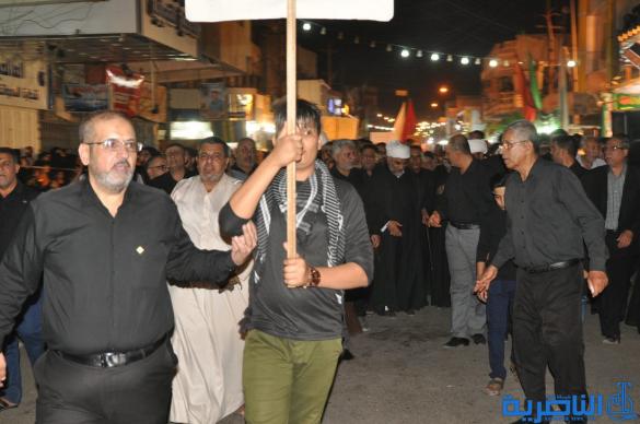 بالصور:الناصرية تحيي ذكرى ليلة العاشر من محرم الحرام 