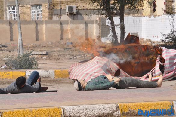 شرطة ذي قار تنفذ تدريبا ميدانيا هو الاكبر من نوعه للتعامل مع مسرح الجريمة – تقرير مصور –