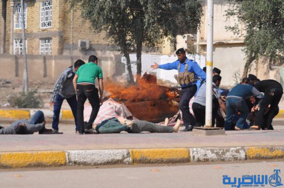 شرطة ذي قار تنفذ تدريبا ميدانيا هو الاكبر من نوعه للتعامل مع مسرح الجريمة – تقرير مصور –
