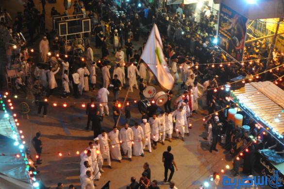 بالصور:الناصرية تحيي ذكرى ليلة العاشر من محرم الحرام 