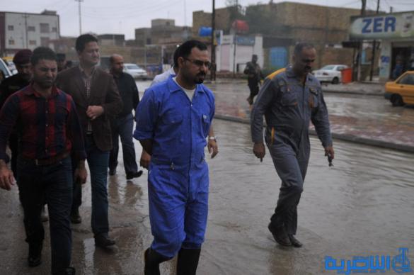 محافظ ذي قار يعلن توجيه الجهد الخدمي للسيطرة على ازمة المجاري - تقرير مصور -