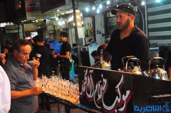 بالصور:المواكب الحسينية في الناصرية تحيي ذكرى ليلة العاشر من المحرم
