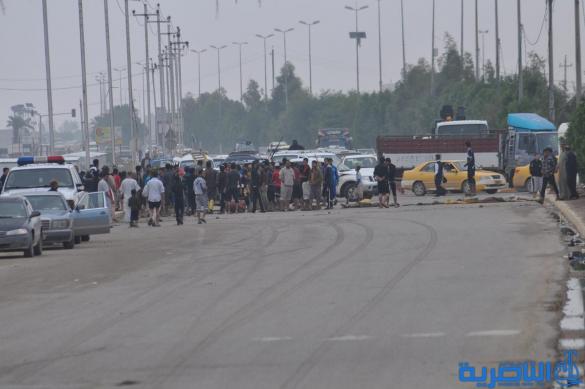 العشرات من أهالي حي أور يتظاهرون احتجاجا على غرق منازلهم – تقرير مصور -