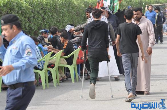 بالصور:الناصرية تستقبل وفود زائري أربعينية الإمام الحسين عليه السلام