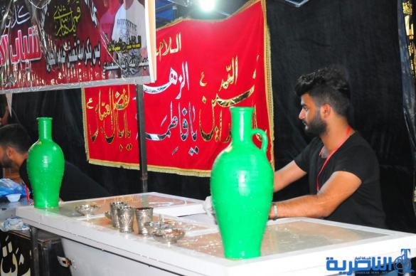 بالصور:المواكب الحسينية في الناصرية تحيي ذكرى ليلة العاشر من المحرم