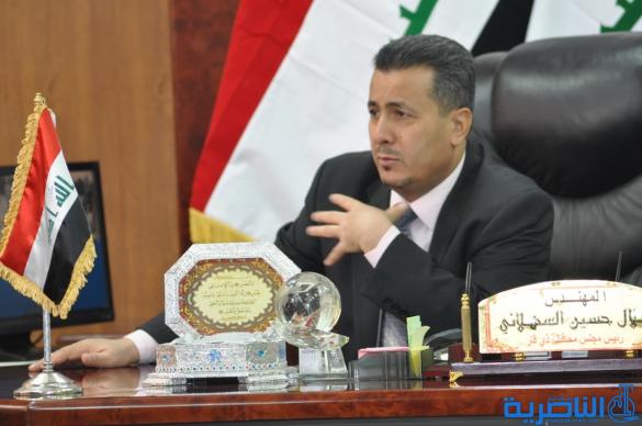 رئيس مجلس ذي قار : انعدام الرقابة على الشركات جعلها تتهاون في انجاز المشاريع المحالة إليها