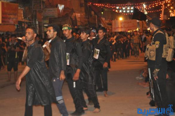 بالصور : الالاف يحيون ذكرى استشهاد الامام العباس بن علي عليهما السلام