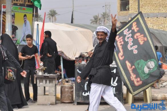 بالصور:الناصرية تستقبل وفود زائري أربعينية الإمام الحسين عليه السلام