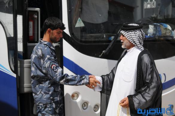 بالصور : كيف ودع شيوخ الناصرية أولادهم إلى ساحات الجهاد
