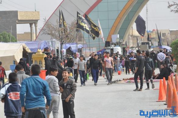 بالصور:الناصرية تستقبل وفود زائري أربعينية الإمام الحسين عليه السلام
