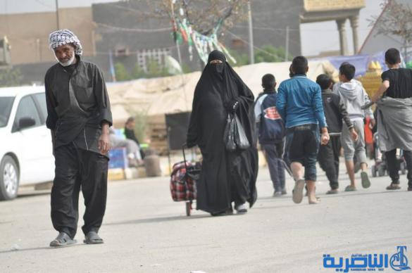 بالصور:الناصرية تستقبل وفود زائري أربعينية الإمام الحسين عليه السلام