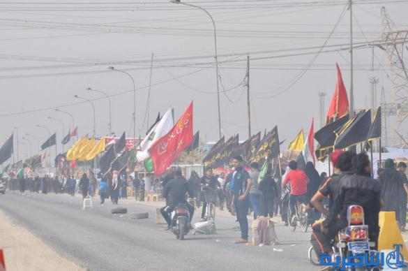 بالصور:الناصرية تستقبل وفود زائري أربعينية الإمام الحسين عليه السلام