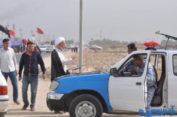 بالصور:الناصرية تستقبل وفود زائري أربعينية الإمام الحسين عليه السلام
