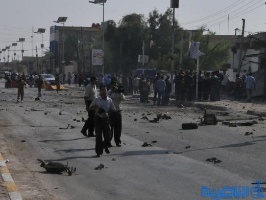 التقرير المصور الثاني عن انفجار العجلة المفخخة جنوب الناصرية
