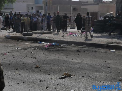 التقرير المصور الثاني عن انفجار العجلة المفخخة جنوب الناصرية