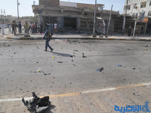 التقرير المصور الثاني عن انفجار العجلة المفخخة جنوب الناصرية