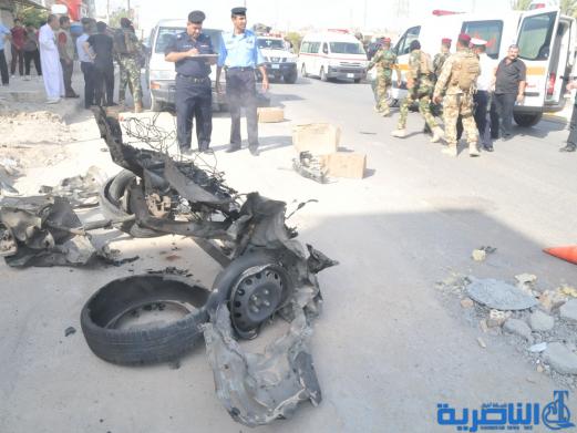 التقرير المصور الثاني عن انفجار العجلة المفخخة جنوب الناصرية
