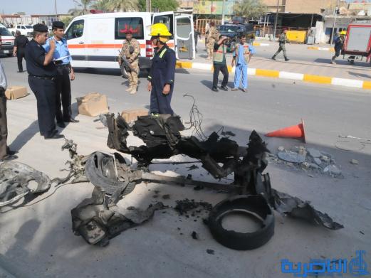 التقرير المصور الثاني عن انفجار العجلة المفخخة جنوب الناصرية