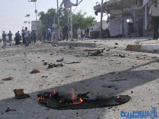 التقرير المصور الثاني عن انفجار العجلة المفخخة جنوب الناصرية