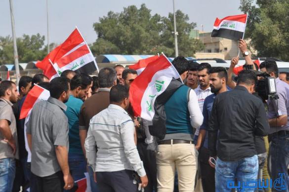 الاجراء في صحة ذي قار يتظاهرون لحسم ملف تعينهم   - تقرير مصور -