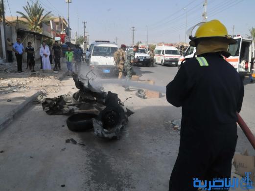 التقرير المصور الثاني عن انفجار العجلة المفخخة جنوب الناصرية