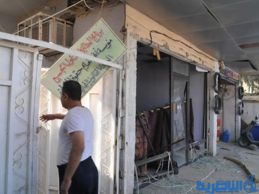 التقرير المصور الثاني عن انفجار العجلة المفخخة جنوب الناصرية