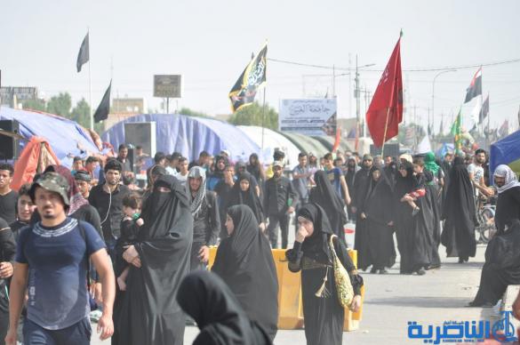 بالصور:حركة جموع الزائرين نحو كربلاء 