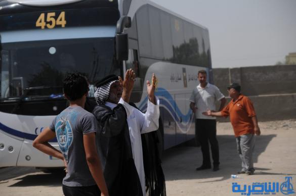 بالصور : كيف ودع شيوخ الناصرية أولادهم إلى ساحات الجهاد