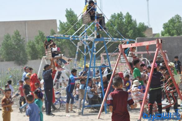 بالصور:مظاهر اول ايام عيد الفطر في مدينة الناصرية