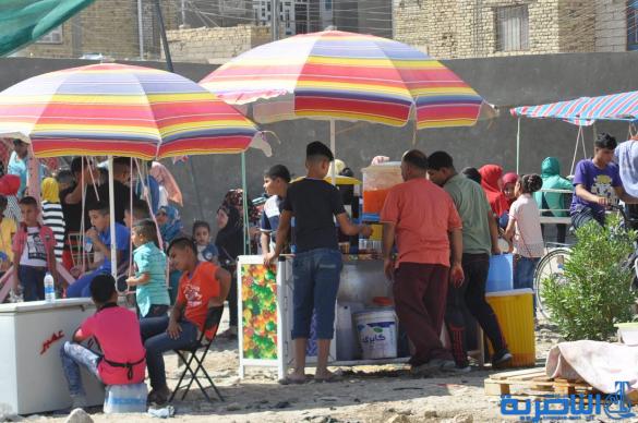 بالصور:مظاهر اول ايام عيد الفطر في مدينة الناصرية