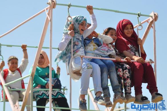 بالصور:مظاهر اول ايام عيد الفطر في مدينة الناصرية