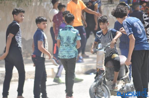 بالصور:مظاهر اول ايام عيد الفطر في مدينة الناصرية