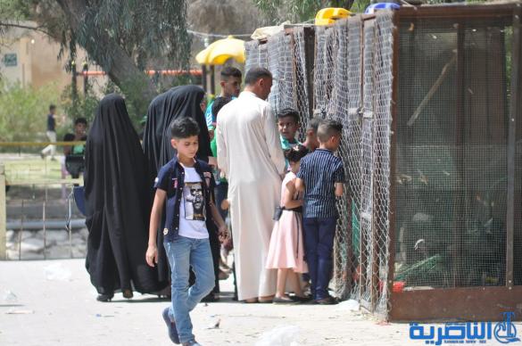 بالصور:مظاهر اول ايام عيد الفطر في مدينة الناصرية