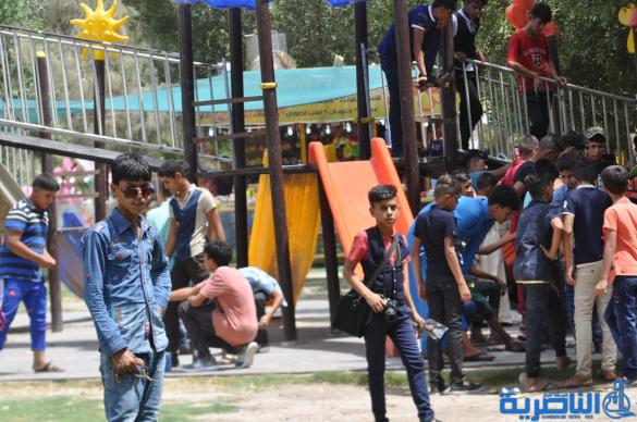 بالصور:مظاهر اول ايام عيد الفطر في مدينة الناصرية