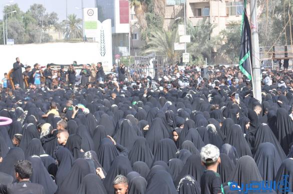 بالصور:الآلاف من الحشود المؤمنة تحيي ذكرى شهادة الإمام موسى الكاظم عليه السلام