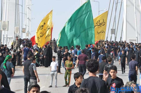 بالصور:الآلاف من الحشود المؤمنة تحيي ذكرى شهادة الإمام موسى الكاظم عليه السلام