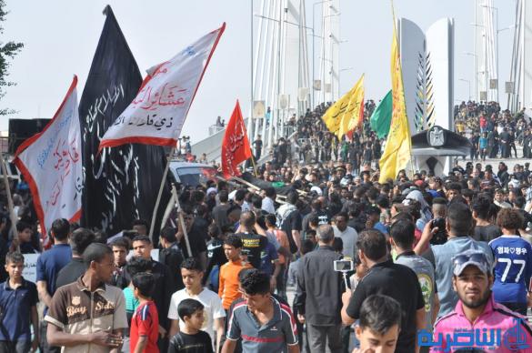 بالصور:الآلاف من الحشود المؤمنة تحيي ذكرى شهادة الإمام موسى الكاظم عليه السلام