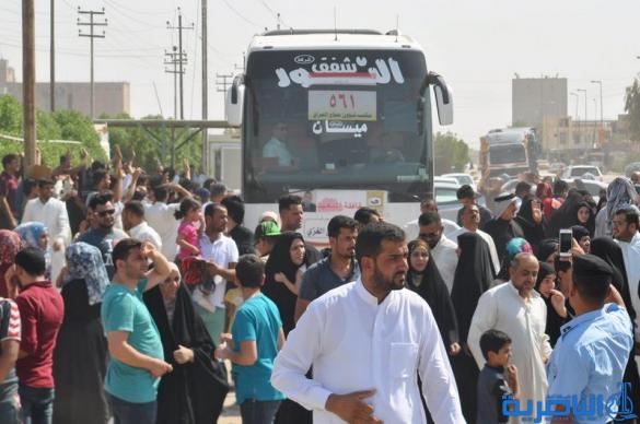 بالصور ... انطلاق قوافل حجاج ذي قار برا