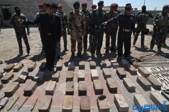 اعتقال شخص بحوزته مدافع هاون وأسلحة في الإصلاح شرق الناصرية – تقرير مصور -